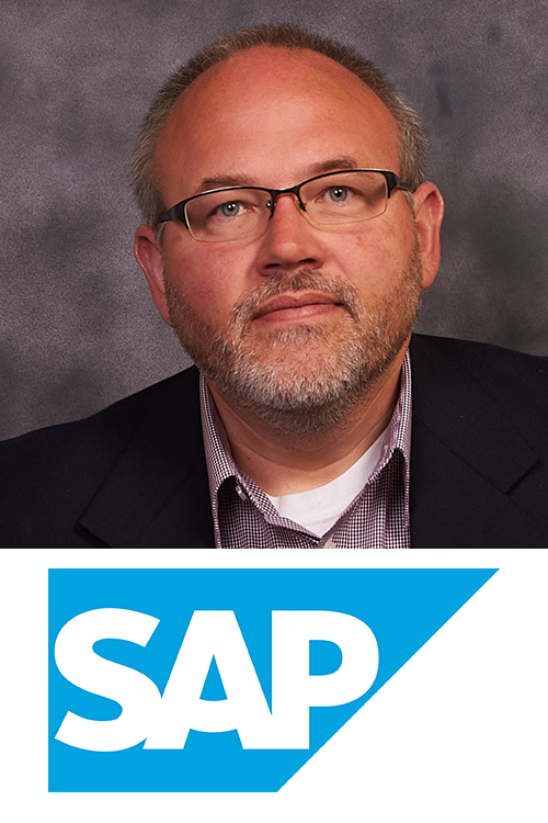 SAP speaker and logo