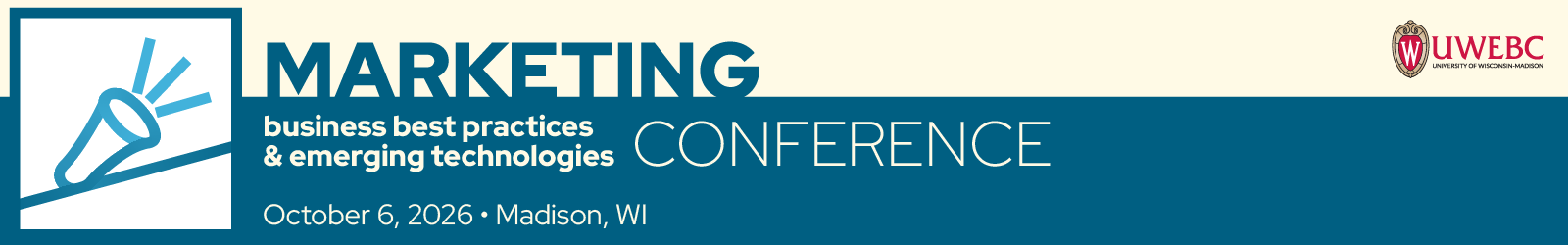 Marketing track conference header