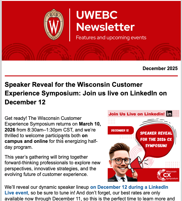 UWEBC December 2025 newsletter