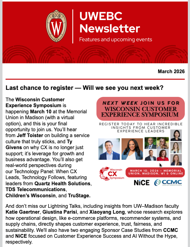 March 2026 newsletter