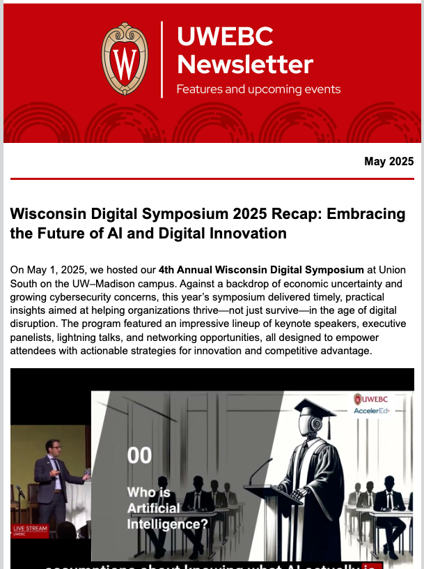 May 2025 newsletter