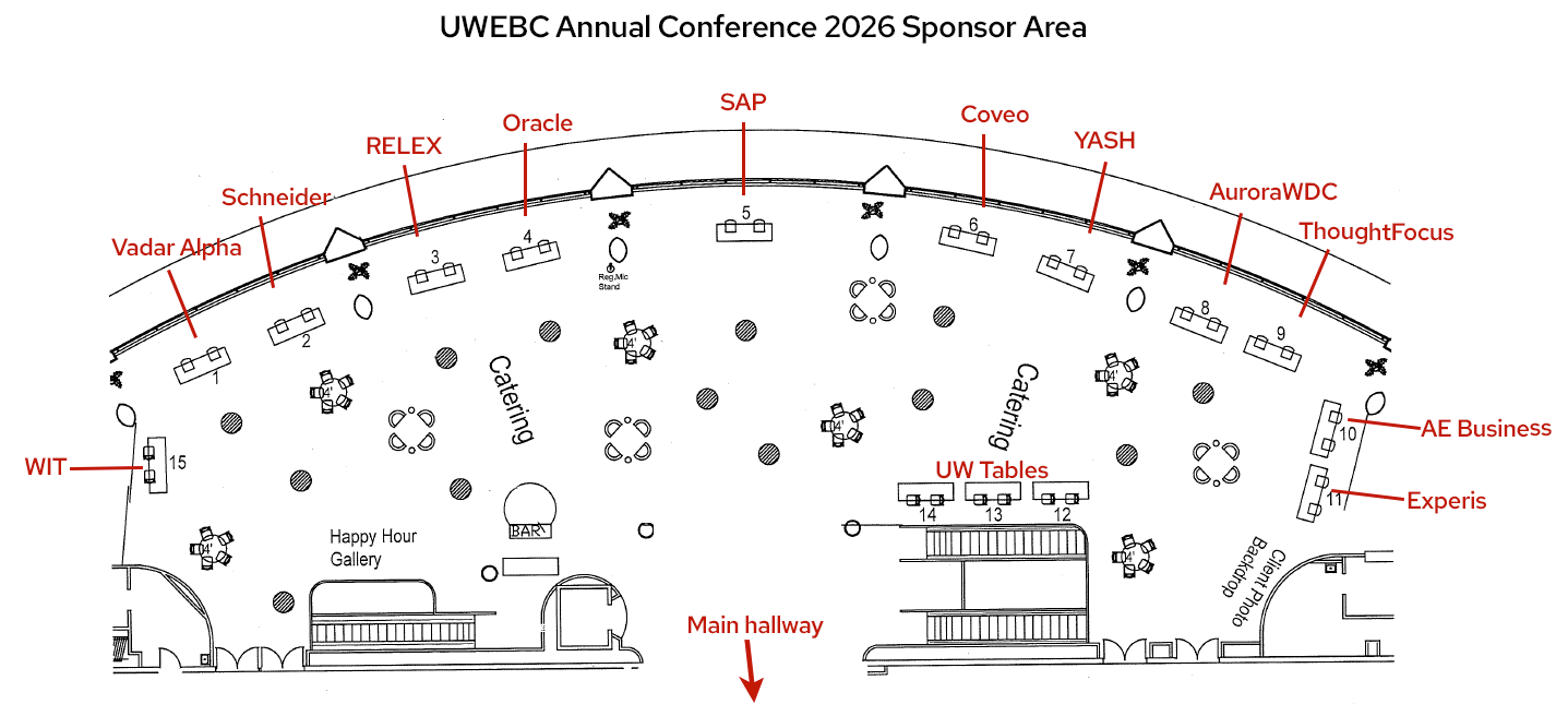 Sponsor booth layout