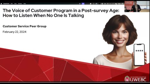 1. Full Event Recording: The Voice of Customer Program in a Post-survey Age: How to Listen When No One is Talking thumbnail