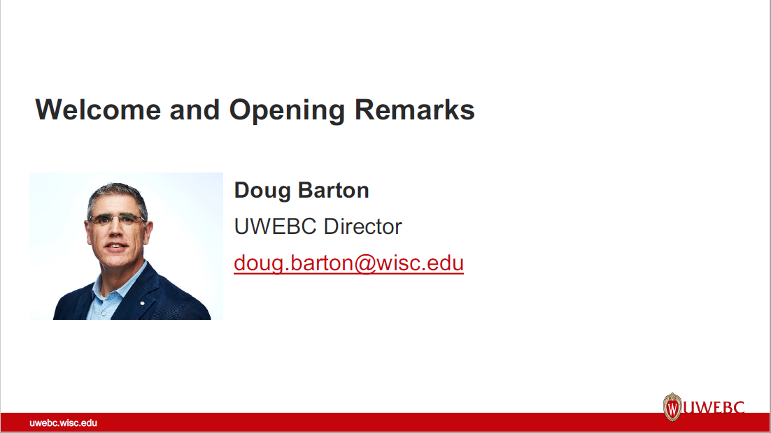 Beginning UWEBC Presentation: Welcome and Opening Remarks thumbnail