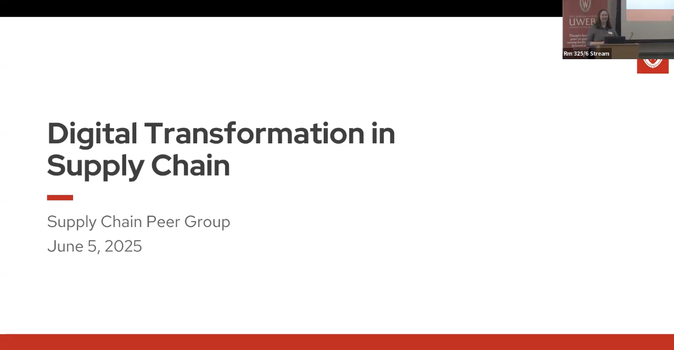 SC2506 Digital Transformation in Supply Chain - UWEBC