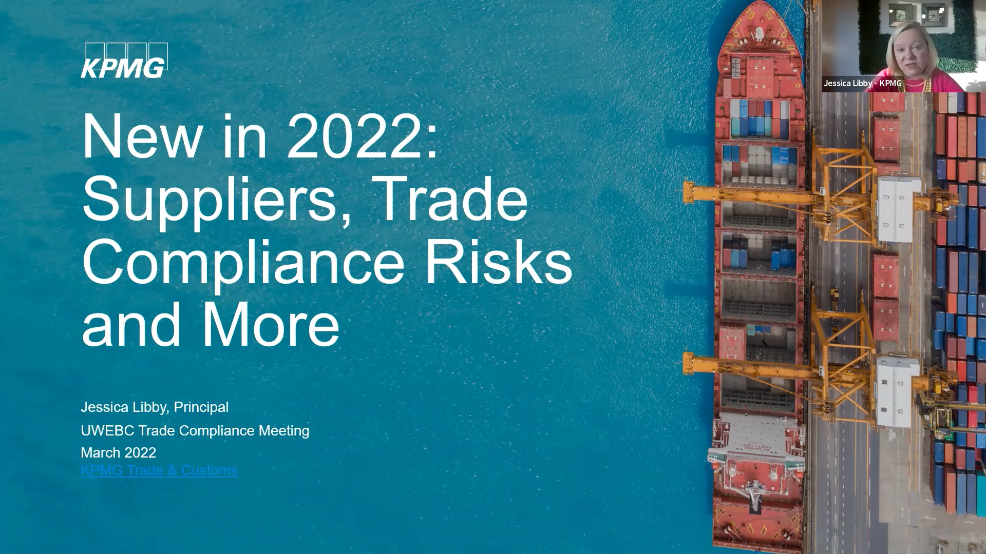 3. KPMG Presentation: New in 2022: Suppliers, Trade Compliance Risks and More thumbnail