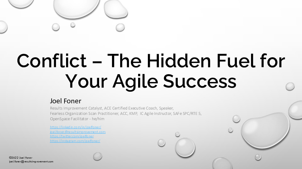 4. Results Improvement Presentation Slides: Conflict – The Hidden Fuel for Your Agile Success thumbnail