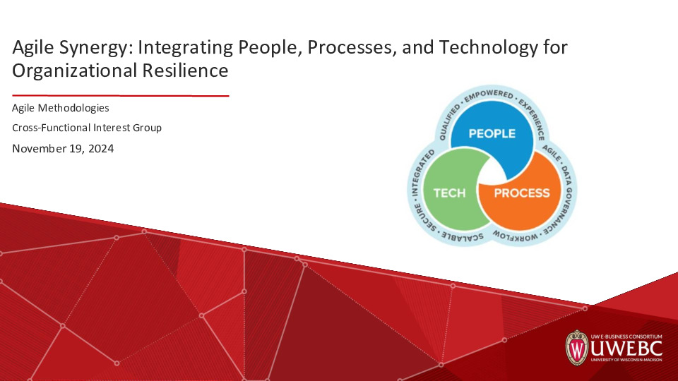 IMIG2411 Agile Synergy: Integrating People, Processes, and Technology ...
