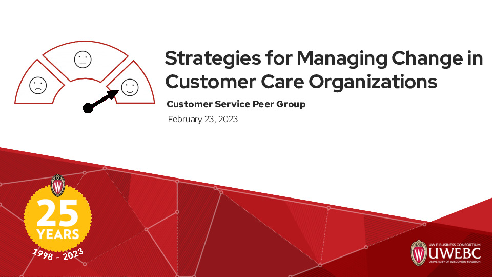 2. UWEBC Presentation Slides: Strategies for Managing Change in Customer Care Organizations thumbnail