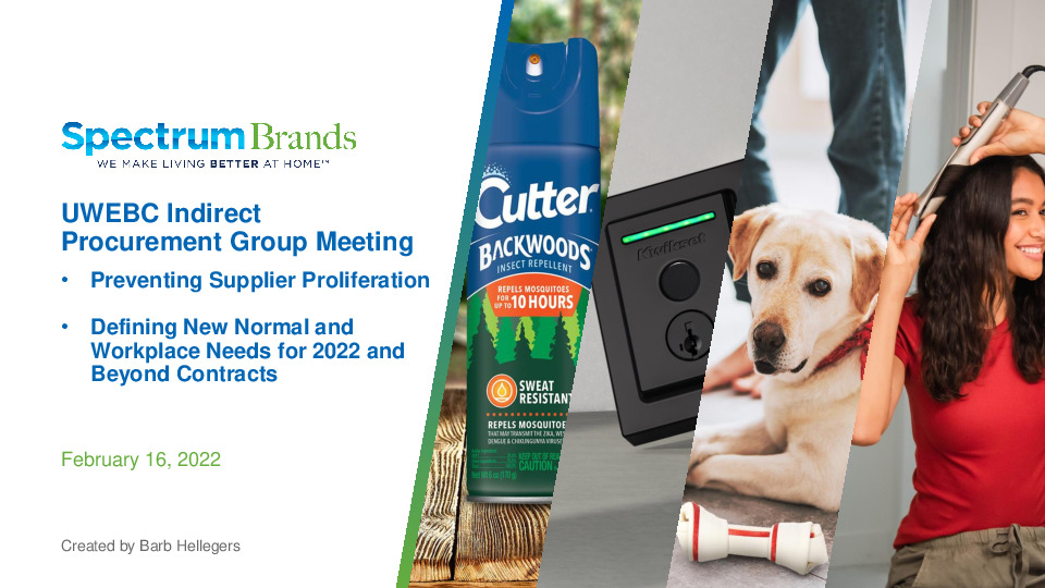 4. Spectrum Brands Presentation Slides: New Ways to Tackle Old and New Challenges thumbnail