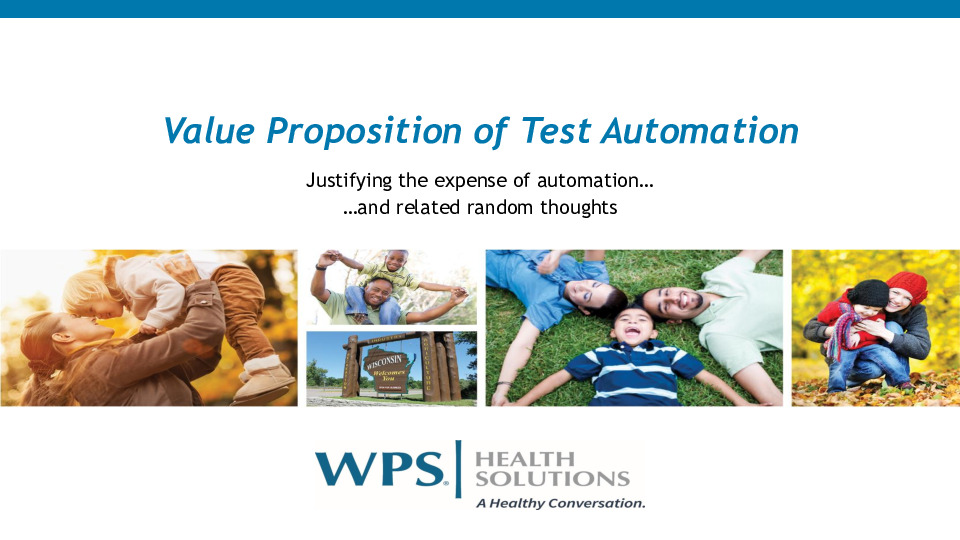 WPS Health Solutions Presentation Slides: The Value Proposition of Test Automation thumbnail