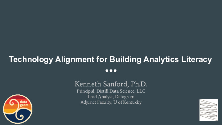 Distill Data Science Presentation Slides: Technology Alignment for Building Analytics Literacy thumbnail