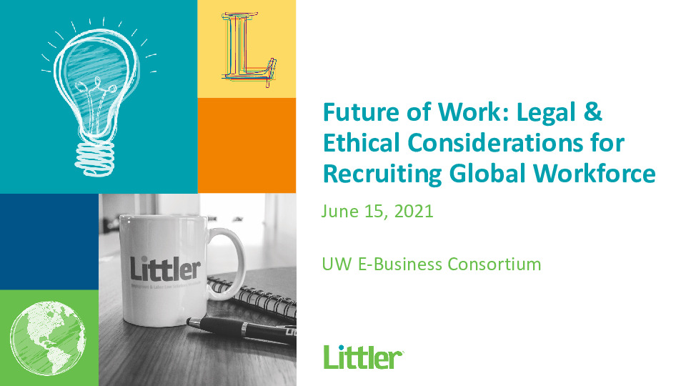 Presentation Slides: Legal & Ethical Considerations for Recruiting a Global Workforce thumbnail