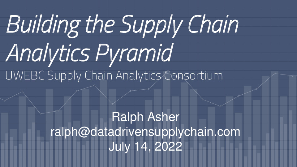 5. Data Driven Supply Chain Presentation Slides: Building the Supply Chain Analytics Pyramid thumbnail