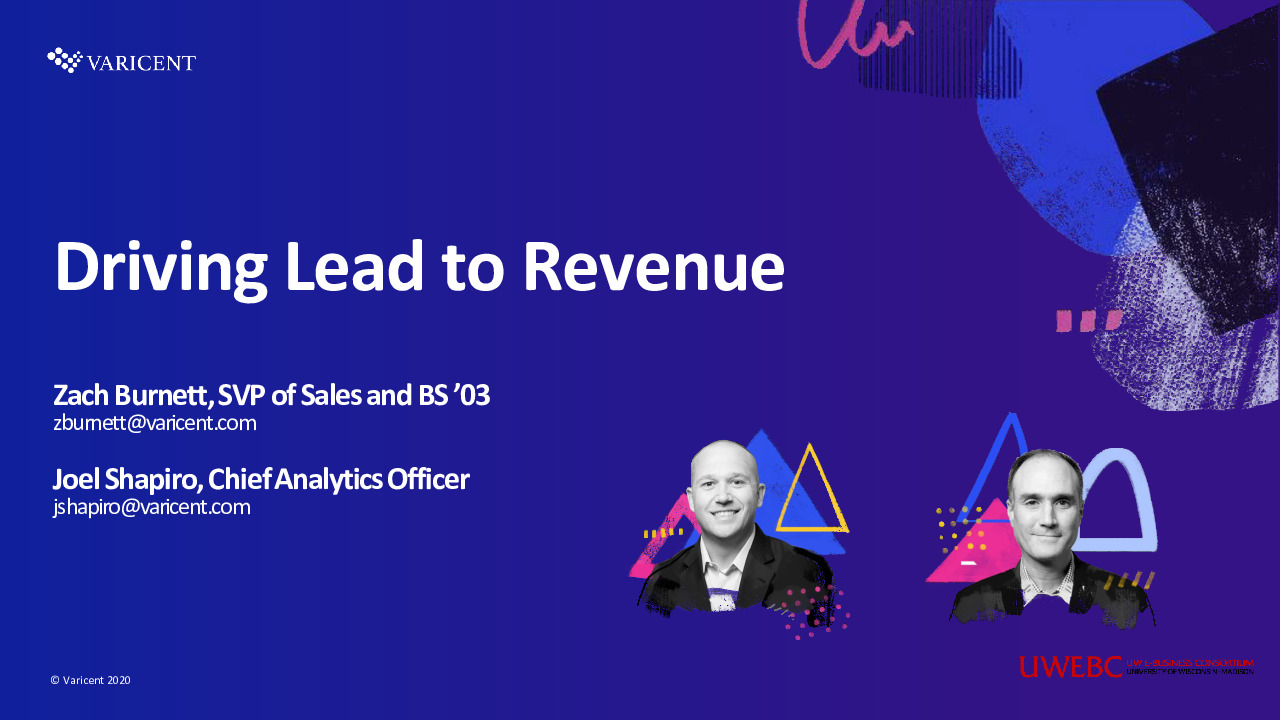Varicent Presentation Slides: Aligning Marketing and Sales on Lead to Revenue thumbnail
