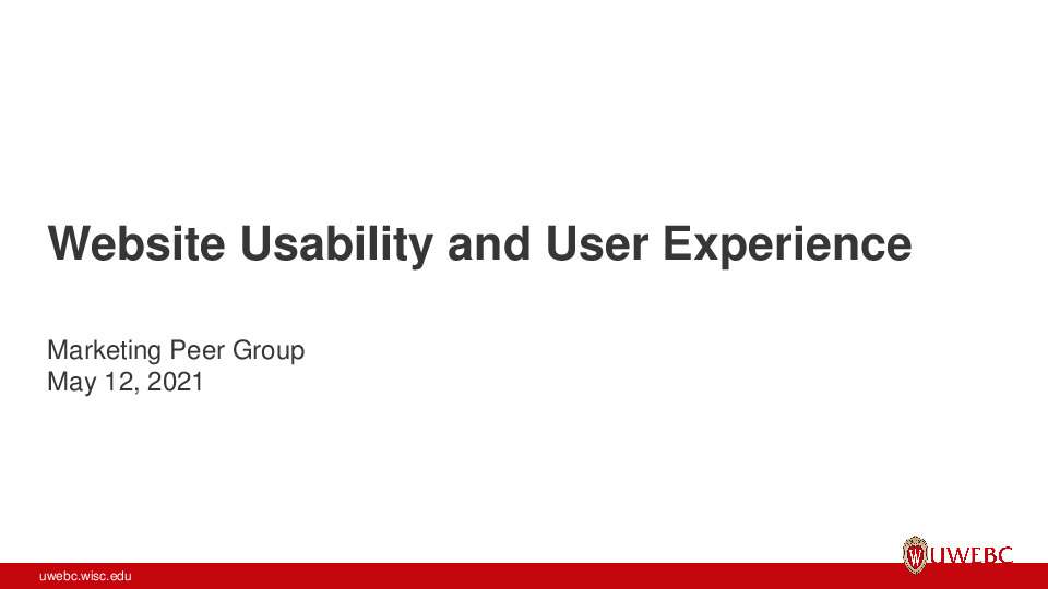 UWEBC Presentation Slides: Opening Remarks thumbnail