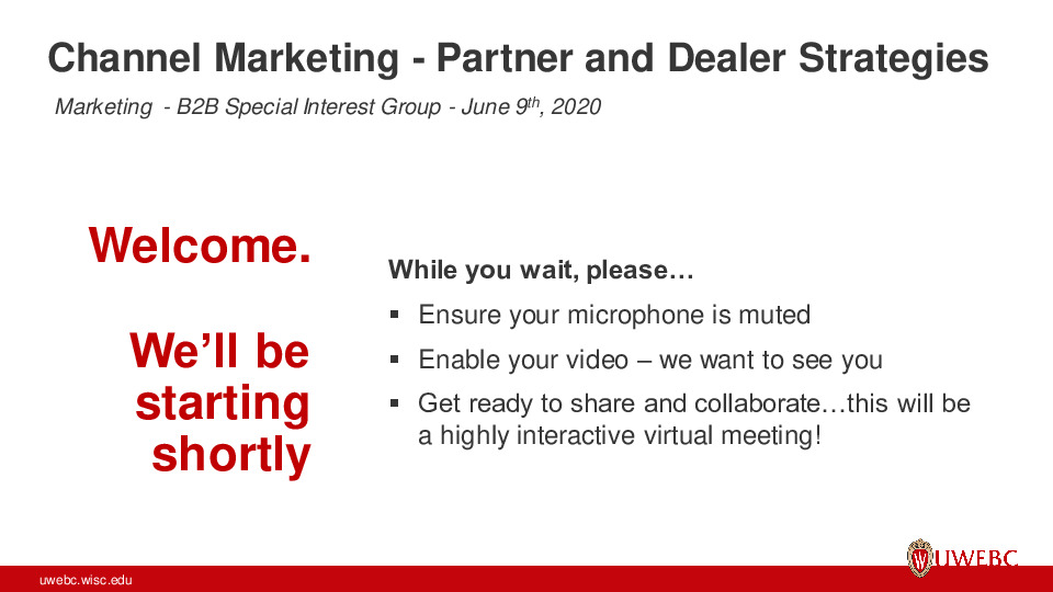 UWEBC Presentation Slides: Channel Marketing - Partner and Dealer Strategies thumbnail